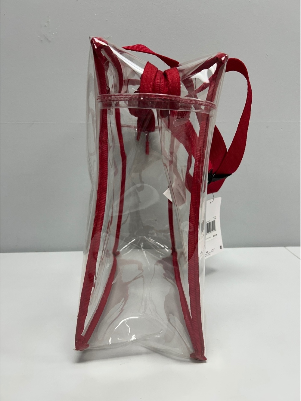 Nike Jordan Clear Red Trim Stadium Tote Bag - Picture 2 of 9